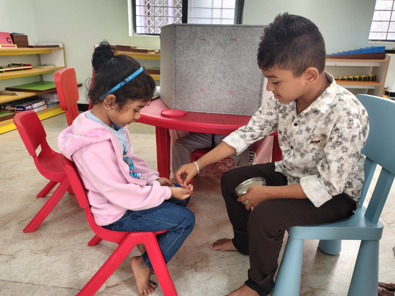 Children playing together